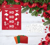 6 Make & Fill Your Own Mini Christmas Crackers Gift Cracker Trad Red HoHoHo