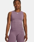 Under Armour Seamless Tank Singlet - Misty Purple , L