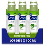 SANEX - Déodorant Spray Compressé Natur Protect Fresh Efficacy - Extrait De B...