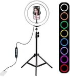 Puluz PKT3044 Ring Light RGB med stativ