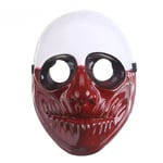 Klovninaamiot naamiaisiin Scary Clowns Mask Palkkapäivä 2 Halloween Kamala Mask Graffiti Mask Anime Mask Elokuva Cosplay Mask