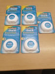 Oral B Essential Floss Dental Original Unwaxed  X5 - JUST £8.99 FREE POST