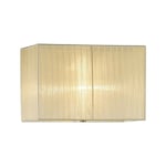 Inspired Lighting - Inspired Diyas - Florence - Abat-jour rectangulaire en organza, crème 400x210x260mm, pour lampadaire