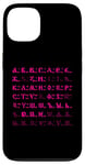 Coque pour iPhone 13 Lettres cyrilliques de l'alphabet russe bukwiza russkaja futbolka