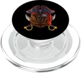 Costume de pirate en alpaga Jolly Roger - Pour Halloween PopSockets PopGrip pour MagSafe