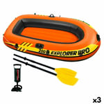 Uppblåsbar båt Intex Explorer Pro 200 3 antal 196 x 33 x 102 cm