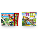 Monopoly Junior Game, Monopoly Board Game for Kids, Family Game for 2-4 Players & Hasbro Gaming The Game of Life Junior Board Game for Kids From Age 5, Game for 2 to 4 Players