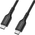 Otterbox USB-C till USB-C Standard Fast Charge kabel 2m, Black