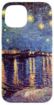 Coque pour iPhone 15 Nuit étoilée sur le Rhône de Vincent van Gogh, Fine Art