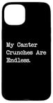 Coque pour iPhone 15 Plus My Canter Crunches Are Endless Funny Equestrian Snack Humour