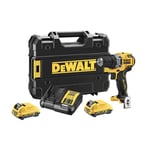 Borrmaskin Dewalt DCD701D2-QW med Batteri och Laddare