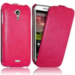 Housse Etui Rigide - Wiko - Cink Five - Rose Fushia - Film De Protection - Protection Chocs