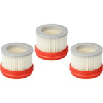 Set de 3x filtres d'aspirateur compatible avec Dreame V11 se, V10 VVN3 9.6/14.2 aspirateur à batterie - Filtre principal avec mousse intérieure - Vhbw