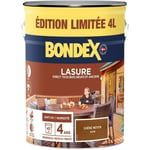 Lasure protection de bois - Chêne moyen - Mat - BONDEX - 4 L