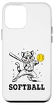 Coque pour iPhone 12 mini Attrape-balle molle pour chat