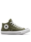 Converse Chuck Taylor All Star Malden Street Trainers - Grey, Khaki, Size 8, Men