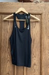 NIKE Running Black TANK TOP MILER size XS 6 8 BNWT