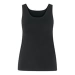 Naturana Clean Cut Tank Top Svart 40 Dame