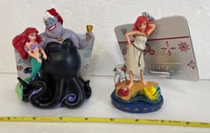 Disney Store Japan Ariel ＆ Ursula Ornament Set The Little Mermaid