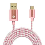 Micro USB Charging Cable Braided Fast Charger Data Sync Samsung Android Tablet