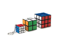 Rubik's Cube 3X3 2X2 + 3X3 Keychain 6064015 Spin Master