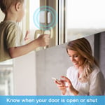 Wireless Door Sensor Smart 2.4Ghz Wifi App Push Alarm Portable Window Sens Part