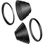 Carehabi 18PCS Lens Filter Stepping UP and Down Adapter Set 37 49 52 55 58 62 67 72 77 82mm 9PCS Step-Up Rings+9PCS Step-Down Rings 49-52 55-58 58-62 67-72 72-77 77-82 62-58 55-52 82-77