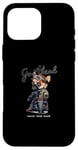 Coque pour iPhone 16 Pro Max Dog Biker - Urban Graffiti Esthétique