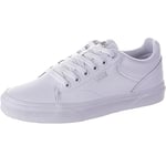 Vans Women's Seldan Sneaker, (Tumble) White/White, 3 UK