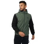 Vans Mens Wells Mte-1 Jacket in Green black - Size X-Small