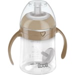 LOVI First Cup Kop med sugerør Brown 6m+ 150 ml