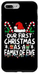 iPhone 7 Plus/8 Plus Our First Christmas As A Family Of Five For New Mom Dad Kids Case