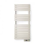 Radiateur sèche-serviettes électrique - 750 W - Série D - Blanc perlé ROINTE