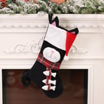 Mub- Pet Dog christmas stocking wholesale flannel non-woven fabric giant large cartoon hanging christmas xmas stockings Cat Stocking