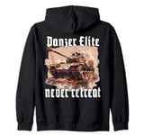 German King Tiger tank WW2 tank fighting car soldiers Zip Hoodie