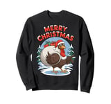 Merry Christmas Wild Turkey Sweatshirt