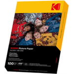 Kodak Blankt Fotopapper 180 g/m² -fotopapper, 10 x 15 cm