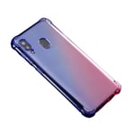 Skal - Samsung Galaxy A40 Blå/Rosa