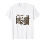 Photography Art Men Women Retro Vintage Camera Photographer T-Shirt