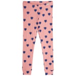 Mini Rodini GOTS Outlined Hearts Aop Leggings Pink | Rosa | 80/86 cm