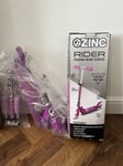 NEW Zinc Rider Folding Purple Wheeled Scooter 2 wheel Push Sports scooter Kids