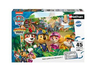 Nathan - Puzzle Enfants - 45 pièces - Au Coeur de la Jungle - Pat'Patrouille - Fille ou garçon dès 5 Ans - Puzzle de qualité supérieure - Carton épais et résistant - Action & Aventure - 86216