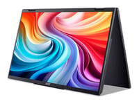 Acer Pd163qsmiuux - Pd3 Series - Led-Skjerm - 16" (15.6" Synlig) - Portabel - 1920 X 1080 Full Hd (1080P) @ 60 Hz - Ips - 250 Cd/M² - 800:1 - 8 Ms - Mini Hdmi, 2Xusb-C - Høyttalere - Sølv