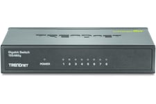 TRENDnet TEG S82g 8-Port Gigabit GREENnet Switch - switch - 8 porte - TAA-kompatibel