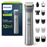 Philips Series 5000 All-in-one Trimmer, 12-in-1 Multigroom for face, head and body, One tool, complete styling, 14 length settings (0.5-16 mm) (Model: MG5950/15)