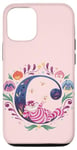 Coque pour iPhone 13 Disney Monogramme Lettre C pour Chat du Cheshire