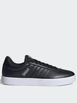 adidas Sportswear Women's Vl Court 3.0 Trainers - Black/silver, Black, Size 8, Women