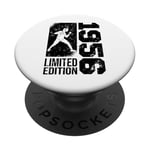 Escrimeur Anniversaire né en 1956 sport d'escrime Escrime PopSockets PopGrip Adhésif