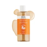 REN Ready Steady Glow Daily AHA Tonic, 100ml – Exfoliating Toner with Lactic Acid and Salicin, Brightens Skin, Reduces Pores and Fine Lines, Smooths Texture for an Even Complexion "