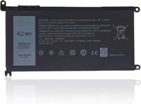 WDX0R Batterie de Remplacement pour Dell Latitude 3480 3580 3189 3379,Inspiron15 5378 5565 5567 5568 5578 5579 5765 5767 5770,7560 7368 7378 7460,Vostro 5468 5568 3CRH3 T2JX4